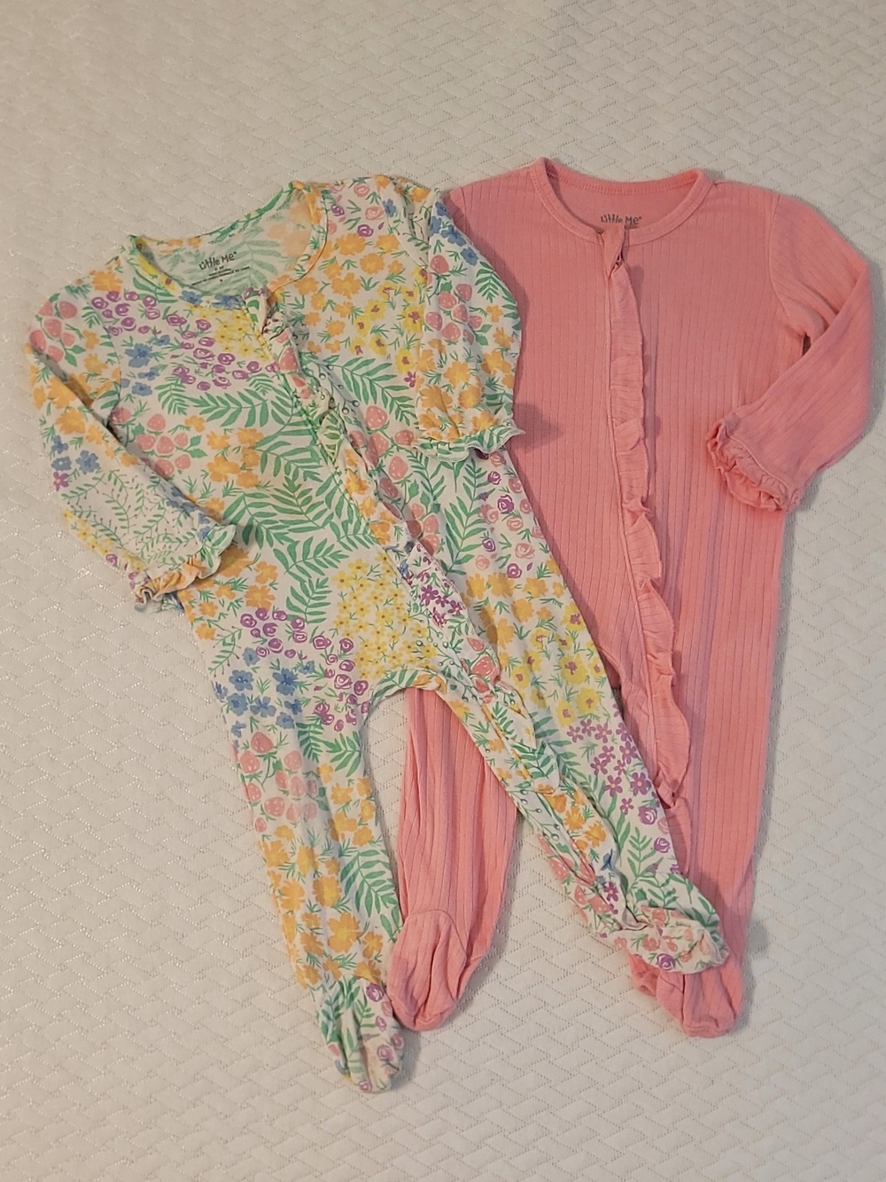 Little Me, Zipper Footies, Size 6 Months
